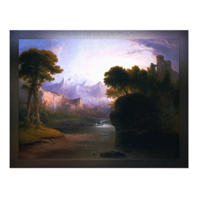Fanciful Landscape By Thomas Doughty Photo Print (Front)