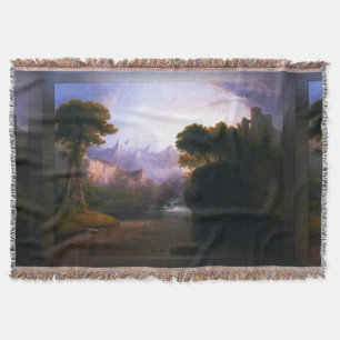 Fanciful Landscape By Thomas Doughty Throw Blanket