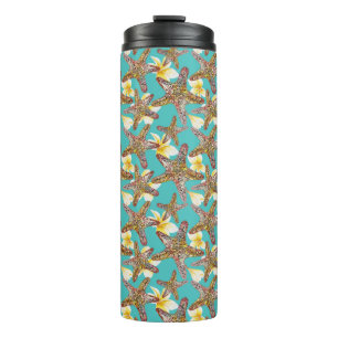Fanciful Starfish Pattern Thermal Tumbler