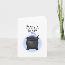 Fancy a Brew? Witchy Card