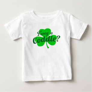 Fancy A Coddle Cuddle Irish Saying Baby T-Shirt