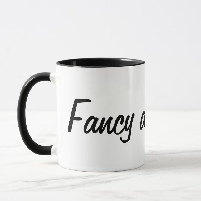"Fancy a cuppa" Mug (Left)