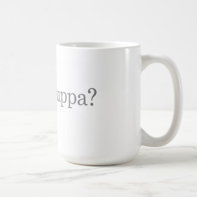'Fancy A Cuppa?' Mug (Right)