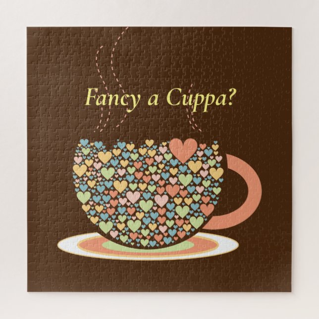 Fancy a Cuppa? Tea, that is. Jigsaw Puzzle (Vertical)