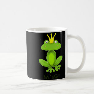 Fancy A Kiss Frog Prince Cartoon Valentiness Day T Coffee Mug