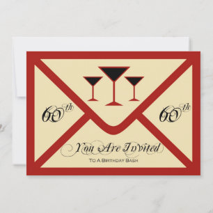 Fancy and Fun 60th Birthday Party Invitation