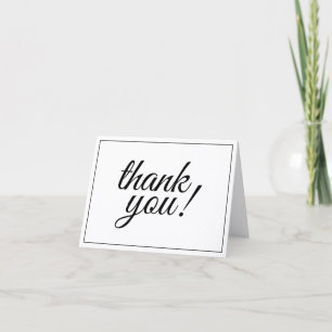 Fancy and Luxurious "thank you!" Postcard
