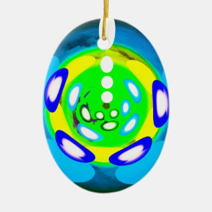 Fancy art ceramic ornament