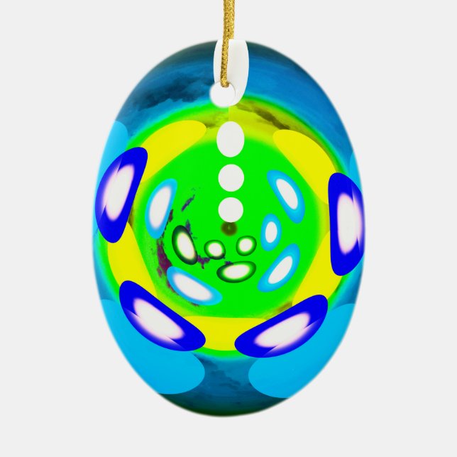 Fancy art ceramic ornament (Front)