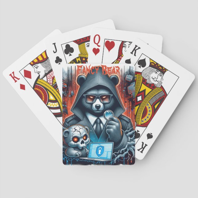 Fancy Bear Playing Cards (Back)