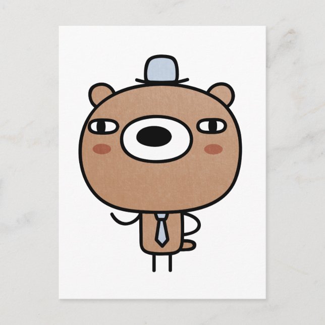 Fancy Bear Postcard (Front)