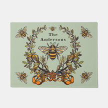 Fancy Bee Personalise Doormat