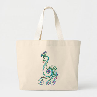 Fancy Bird Large Tote Bag