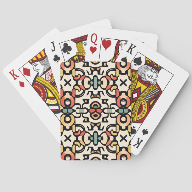 Fancy Bohemian  Playing Cards (Back)