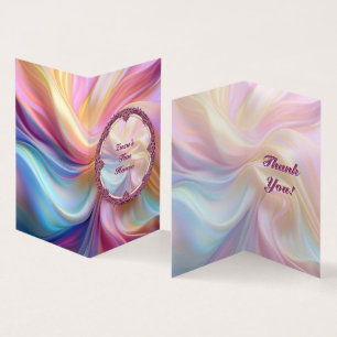 Fancy Border Colourful Pastel Silk Personalise