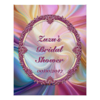 Fancy Border Colourful Pastel Silk Personalise