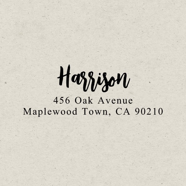 Fancy Brush Script Calligraphy Simple Self-inking Self-inking Stamp (Creator Uploaded)