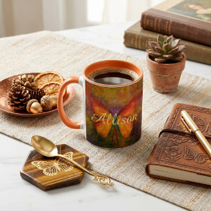 Fancy butterfly personalised mug
