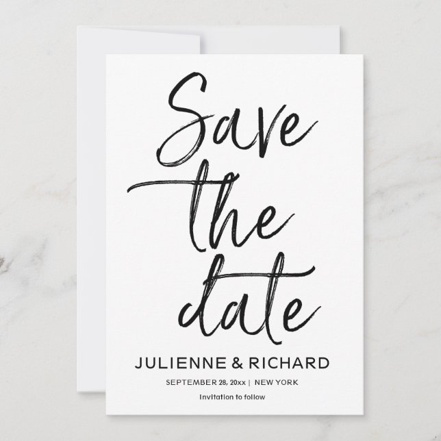Fancy Calligraphy Fancy Calligraphy Save the Date (Front)