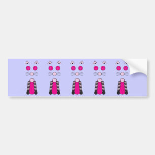 Fancy CAT Bumper Sticker