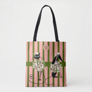 Fancy Cat & Dapper Dog Tote Bag