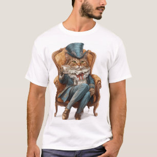 Fancy Cat Society  Victorian Royal Kitty T-Shirt
