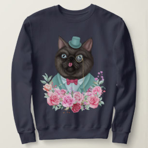 Fancy Cat Sweatshirt