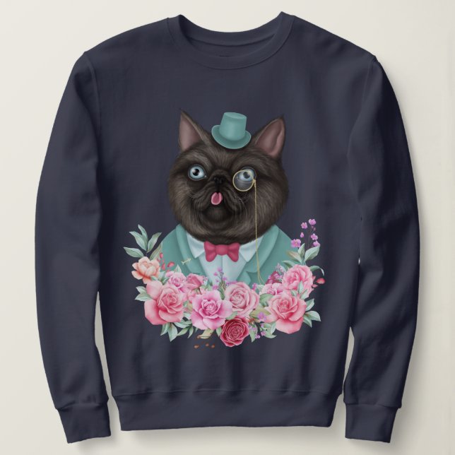 Fancy Cat Sweatshirt (Design Front)
