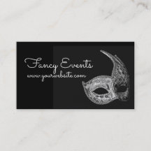 Fancy Catering Event Planner Business Card