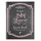 Fancy Chalkboard Look Baby Shower Guest Book