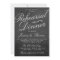 Fancy Chalkboard Wedding Rehearsal Dinner