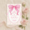 Fancy Coquette Sweet 16 Pink Bow Birthday