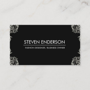 Fancy Corners Fashion Designer Business Card