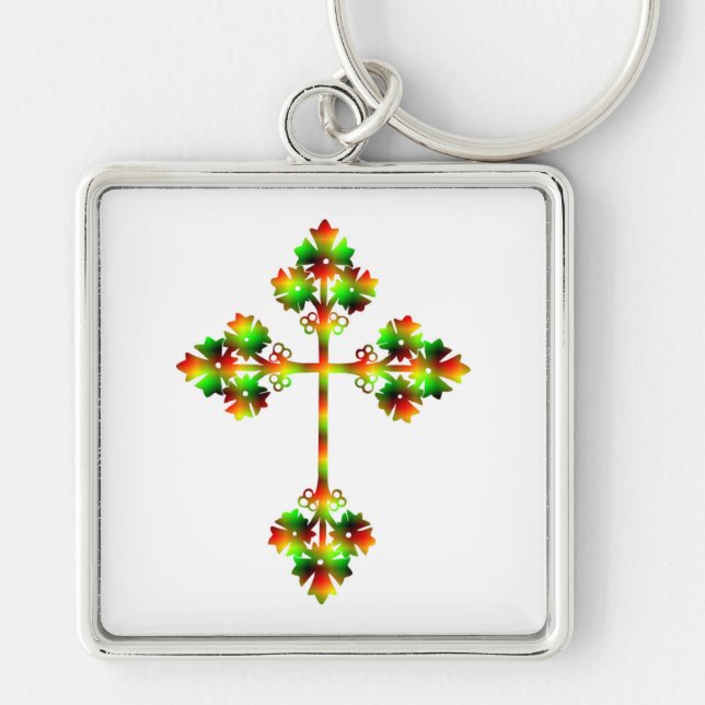 FANCY CROSS KEY RING (Front)