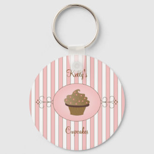 Fancy Cupcake Key Ring