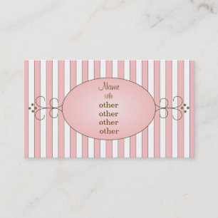 Fancy Cupcake-Remade text fields Business Card