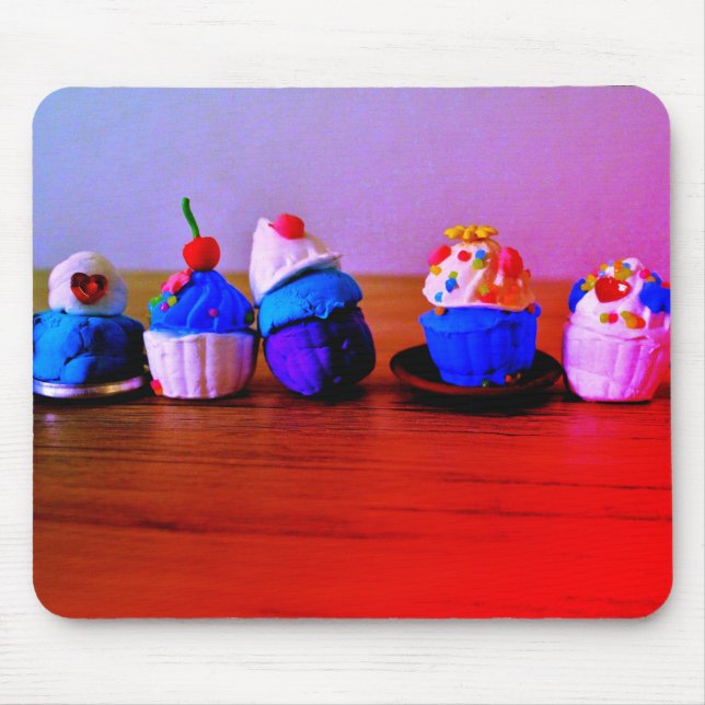 Fancy Cupcakes Mouse Pad (Front)