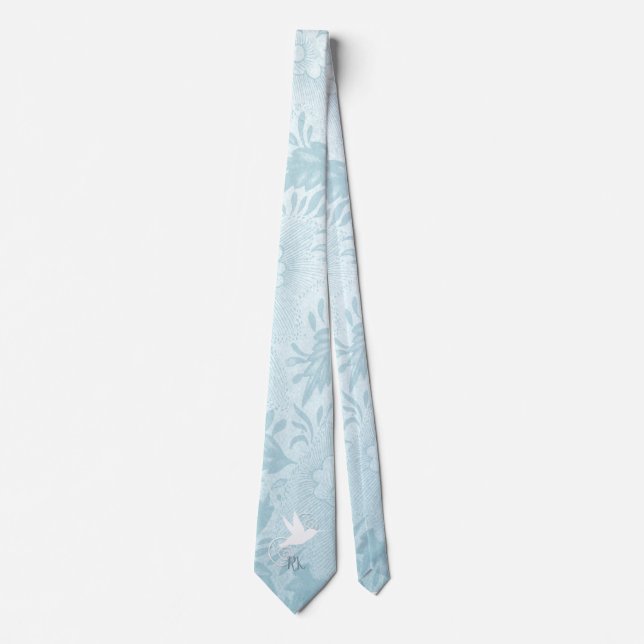 Fancy Cut-Out Hummingbird Tie (Front)