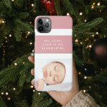 Fancy Cute Baby Photo | Pink & White | Quote  iPhone 11Pro Max Case<br><div class="desc">Introducing our "Joyful Moments Collection, " where happiness meets creativity! Celebrate the sheer joy and wonder of life with our stunning Pink Background Baby Photo Quote products. Whether you're shopping for yourself or searching for the perfect gift,  our collection promises to brighten your day and warm your heart.</div>