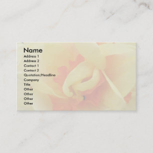 Fancy Daffodil Customisable Business Card