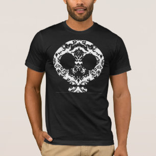 Fancy Damask Lace Skull Shirt