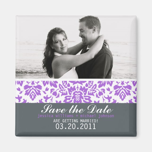 Fancy Damask Magnet (Front)