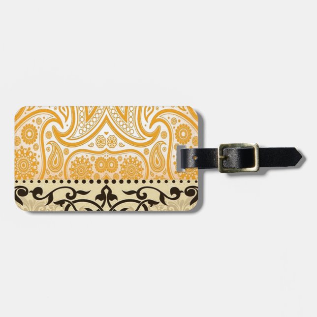 Fancy Design Luggage Tag (Front Horizontal)