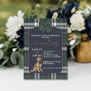 Fancy Dog R.L. inspired theme invitation