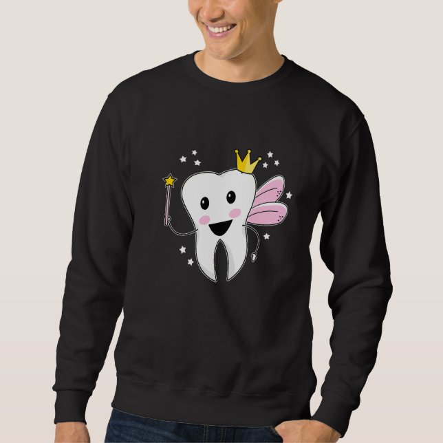 Fancy Dress Tooth Fairy Carnival Costume Fancy Dre Sweatshirt (Front)