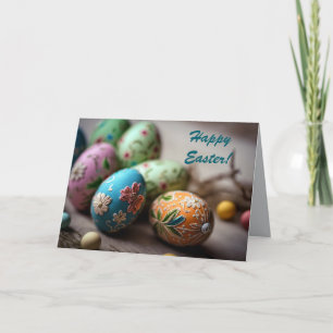 FANCY EASTER EGG - RELIGIOUS CARD