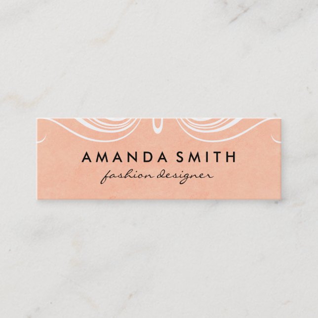 Fancy Elements Mini Business Card (Front)