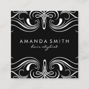 Fancy Elements Square Business Card