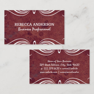 Fancy Elements Texture Background Business Card