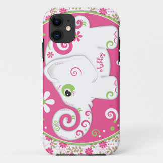 Fancy Elephant Floral iPhone 11 Case
